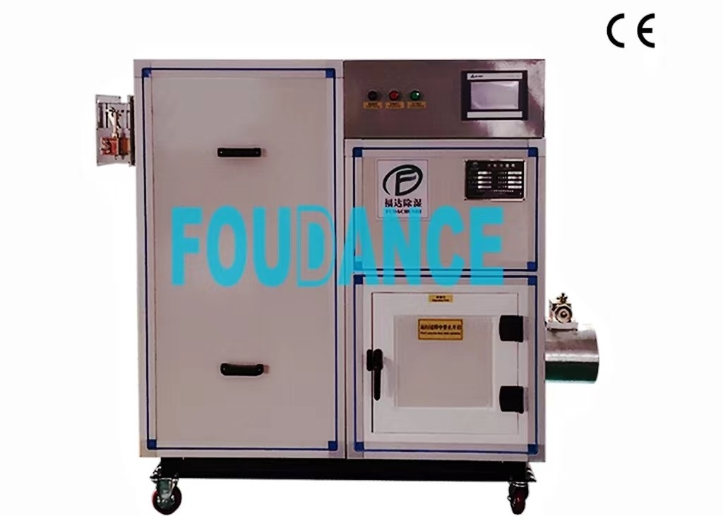 1000m3 / H Gaya Baru Dehumidifier Pengering Industri Ringan yang Dapat Dipindahkan