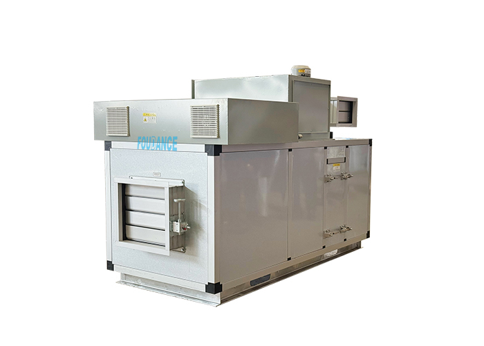3000CMH Kontrol PLC Otomatis penuh Pengering Rotor Industrial Desiccant Dehumidifier dengan HMI