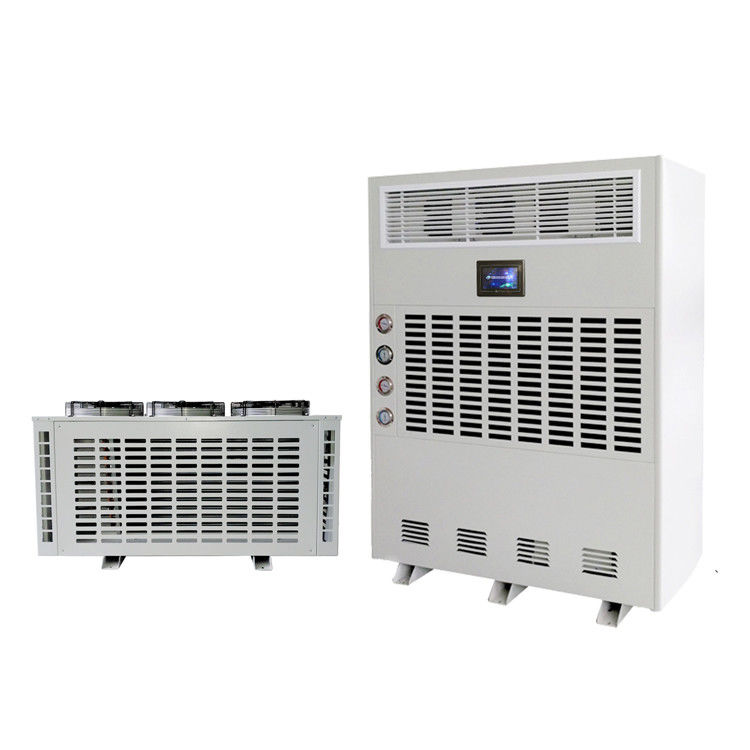 15.8kw 20kg / H Sistem Split Dehumidifier Udara Industri Untuk Gudang