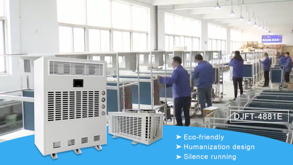 15.8kw 20kg / H Sistem Split Dehumidifier Udara Industri Untuk Gudang