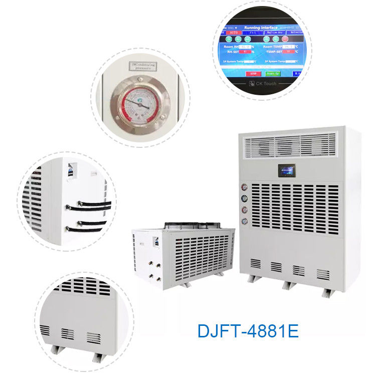 15.8kw 20kg / H Sistem Split Dehumidifier Udara Industri Untuk Gudang