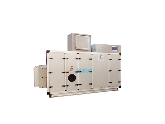 4000m3/h PLC dikendalikan regenerasi listrik Silica Gel Wheel Dehumidifier untuk pengolahan makanan
